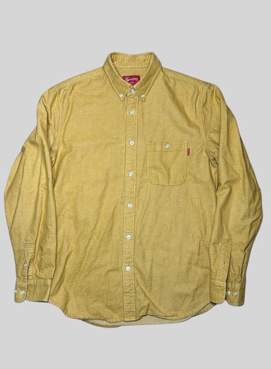 Supreme ネオンイエロー 長袖シャツ XL Supreme ネオンイエロー 長袖シャツ XL Supreme ネオンイエロー 長袖