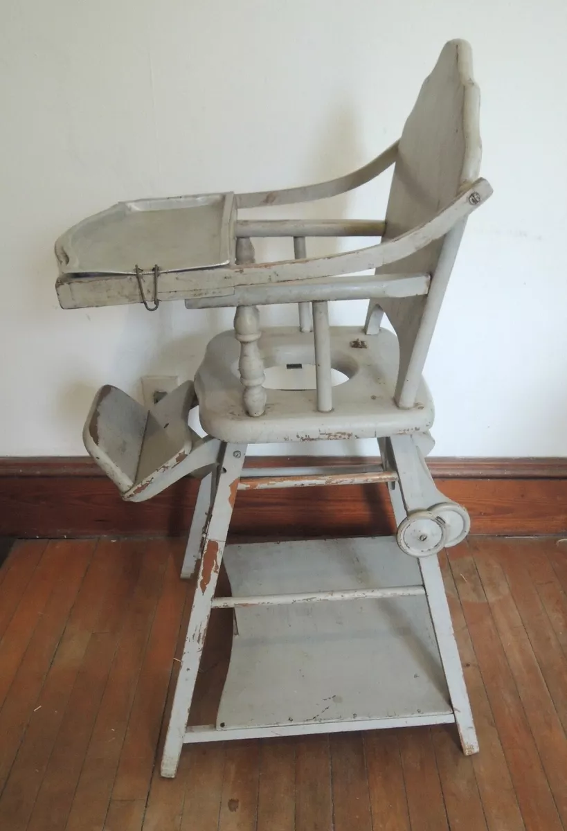 1940 wooden top high chair