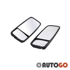 2x XXL Universal doppel Aussenspiegel mit toten Winkel 50 x 22cm | LKW Traktor