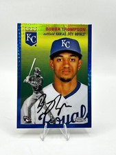 2023 Topps Chrome Platinum Anniversary Blue Prism Bubba Thompson Rookie Royals