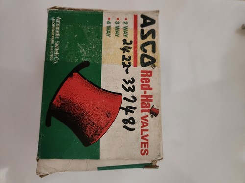 Asco Red Hat Solenoid Valve Ortiginal Box New old stock kit 302338 - Picture 3 of 8