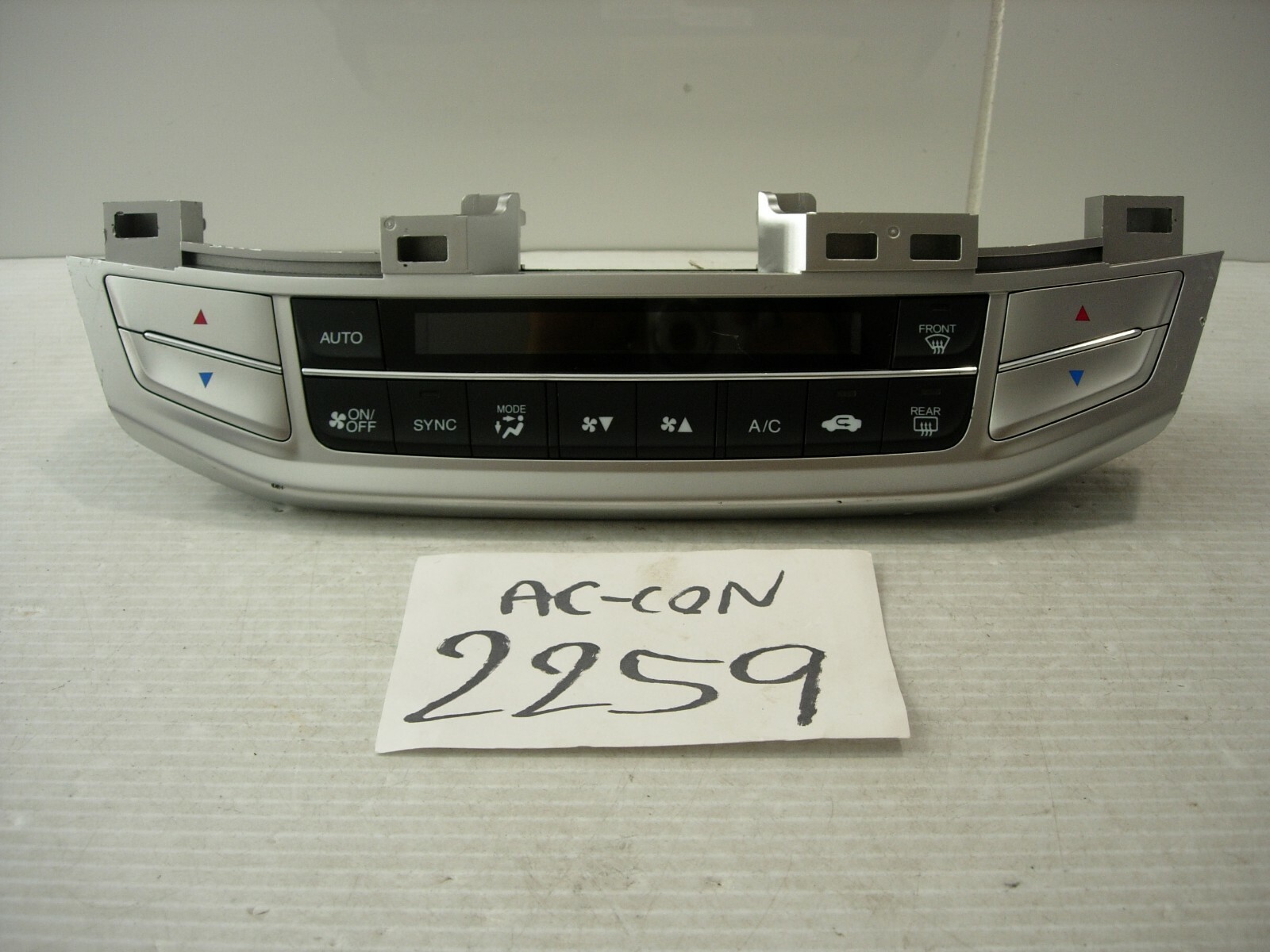 2013 2014 2015 Honda Accord Sedan AC and Heater Control Used Stock #2259-AC 