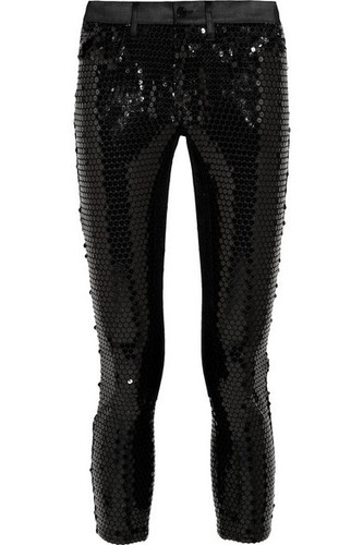 Pantaloni NUOVI JUNYA WATANABE Comme Des Garçons neri medi paillettes RARI - Foto 7 di 12