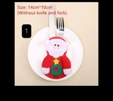 12 Pcs Christmas Cutlery Cover 3 Styles