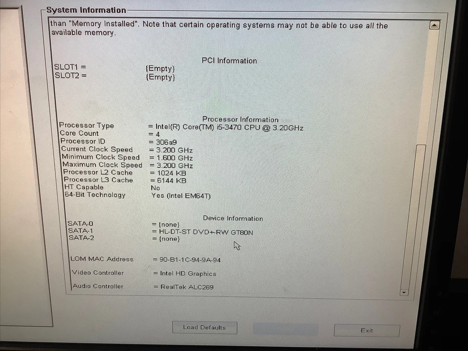 Dell Optiplex 7010 Desktop Intel I5-3470 3.20GHz No operating system - Image 2 of 4