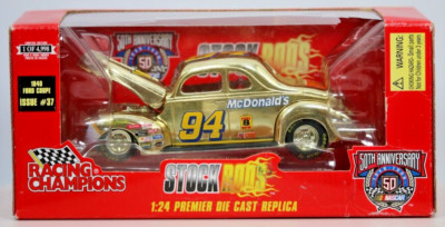 Bill Elliott Stock Rods 50th Anniversary Limited Ed. 1940 Ford Coupe #94 - Gold