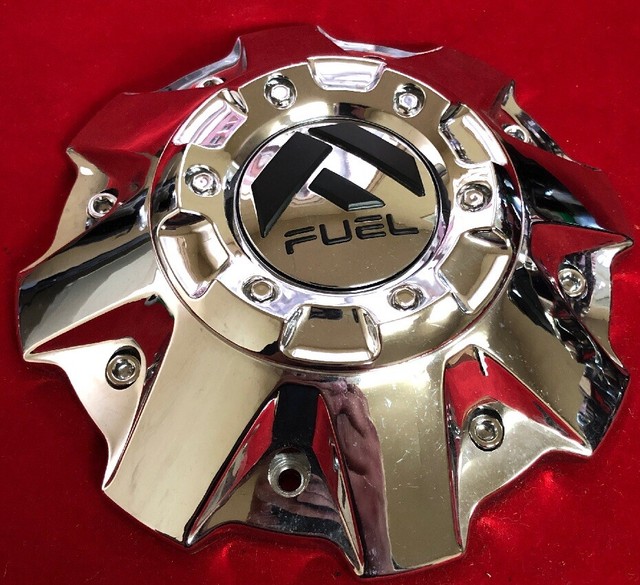 One used Fuel Wheels Chrome Custom Wheel Center Cap M5422 100163 M