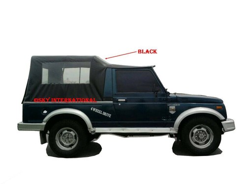 Housse Souple Toit Haut Court Vert Militaire Pour Suzuki Samurai SJ410 / SJ413 - Neuf