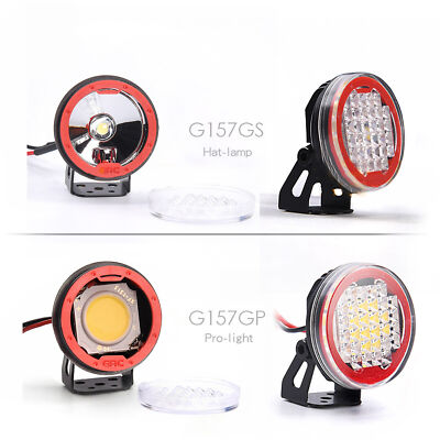 22mm Spotlight Pro Light LED/Strohhut Scheinwerfer G157GP/GS für GRC 1/10 RC Car