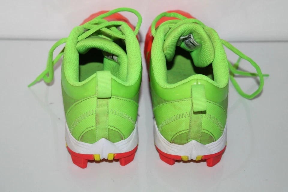 Botines de softbol Nike Hyperdiamond 2 Keystone, #856435-336, melocotón/lima, juveniles 6 años Foto 4 de 4