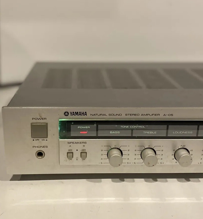Ampli Vintage Yamaha Natural Sound A-05 - Son Authentique Et Chaleureux - Fonctionnel