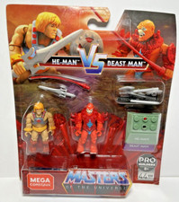 He-Man vs Beast Man- MOTU Masters Of Universe Mega Construx Figures