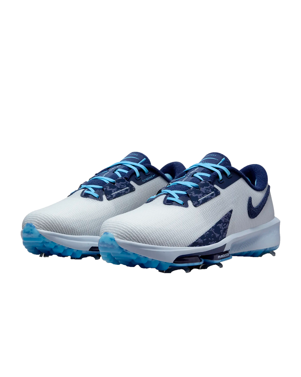Nike Golf Air Zoom Infinity Tour Shoes Color: White/Midnight Navy