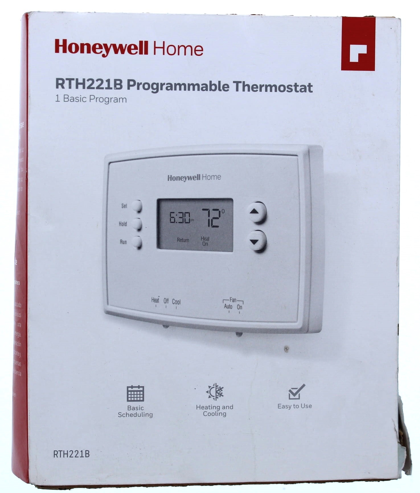 Rth221b1021 Rth221b Honeywell One Week Programmable Thermostat