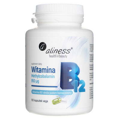Aliness Vitamin B12 Methylcobalamin 900 mcg 100 Kaps