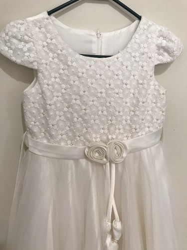 Marg & Marc party dress white for girls size 14 - Picture 7 of 11