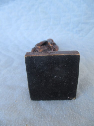 Alte Bronzefigur Römischer Gott Apoll ? H.1 4,3cm - Bild 10 von 10