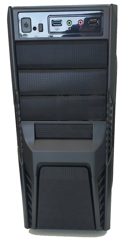 CASE PER PC ATX CON ALIMENTATORE 600W VENTOLA 12cm USB 3.0+AUDIO FRONTALI AR63 - Immagine 2 di 4