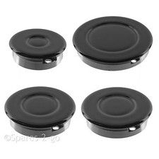 LEISURE Oven Cooker Gas Hob Burner & Flame Cap Crown Black Small Medium Large