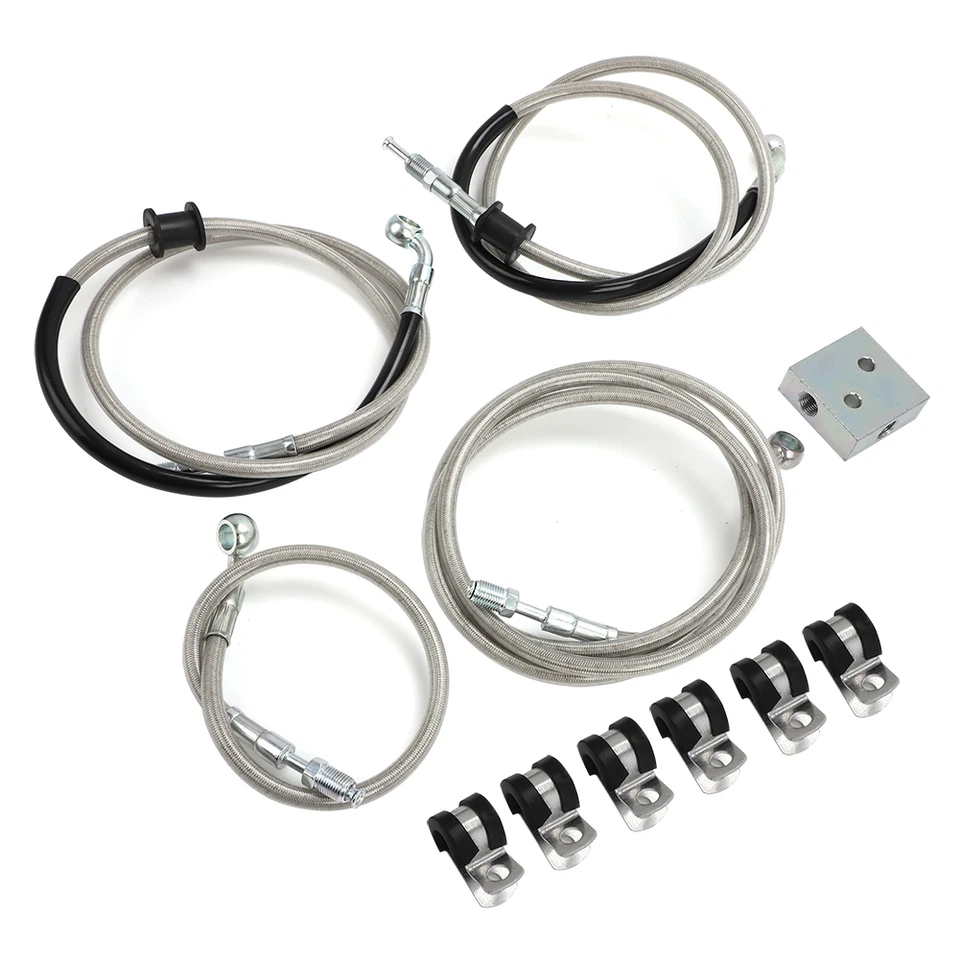 Linha de mangueira de freio dianteiro dos EUA para Can-Am Outlander 450 500 570 650 800 850 1000 1000R - Imagem 4 de 4