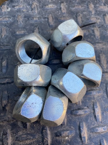 (YC13) Lot of (8) Wheel Lug Nuts RIGHT 1 1/8" - 16