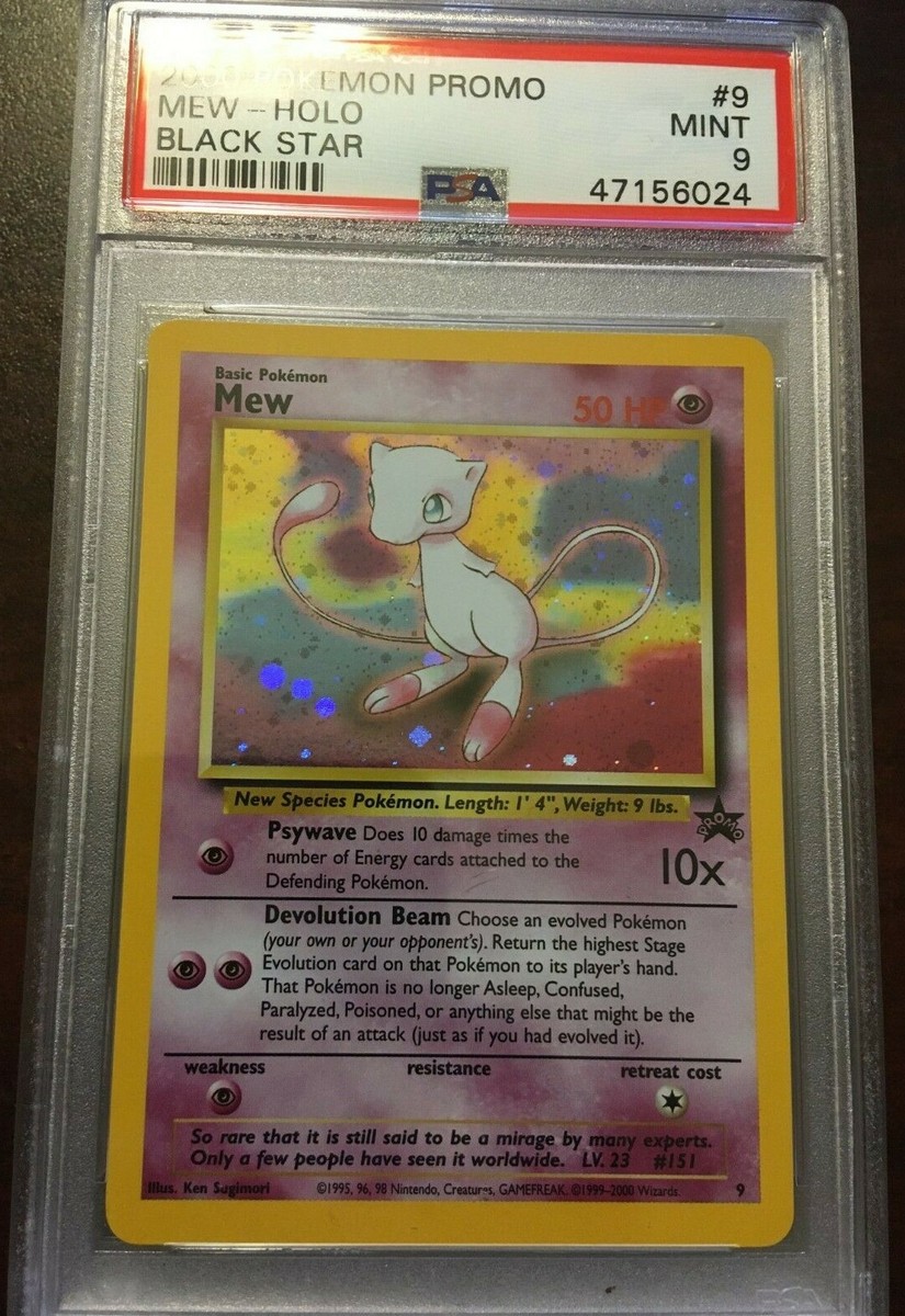 2000 Pokemon Black Star Promo Holo #9 MEW PSA 9 Mint WOTC | eBay