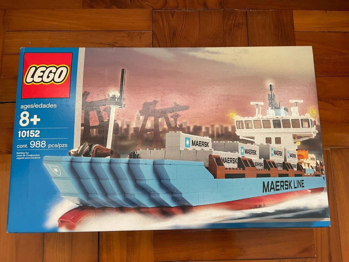 snesevis kompromis Før LEGO Creator Expert Maersk Sealand Container Ship 10152 new retired set  sealed 673419058261 | eBay