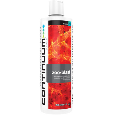Continuum Zoo Blast 250mL Liquid Zooplankton Food for Live Coral & Invertebrates