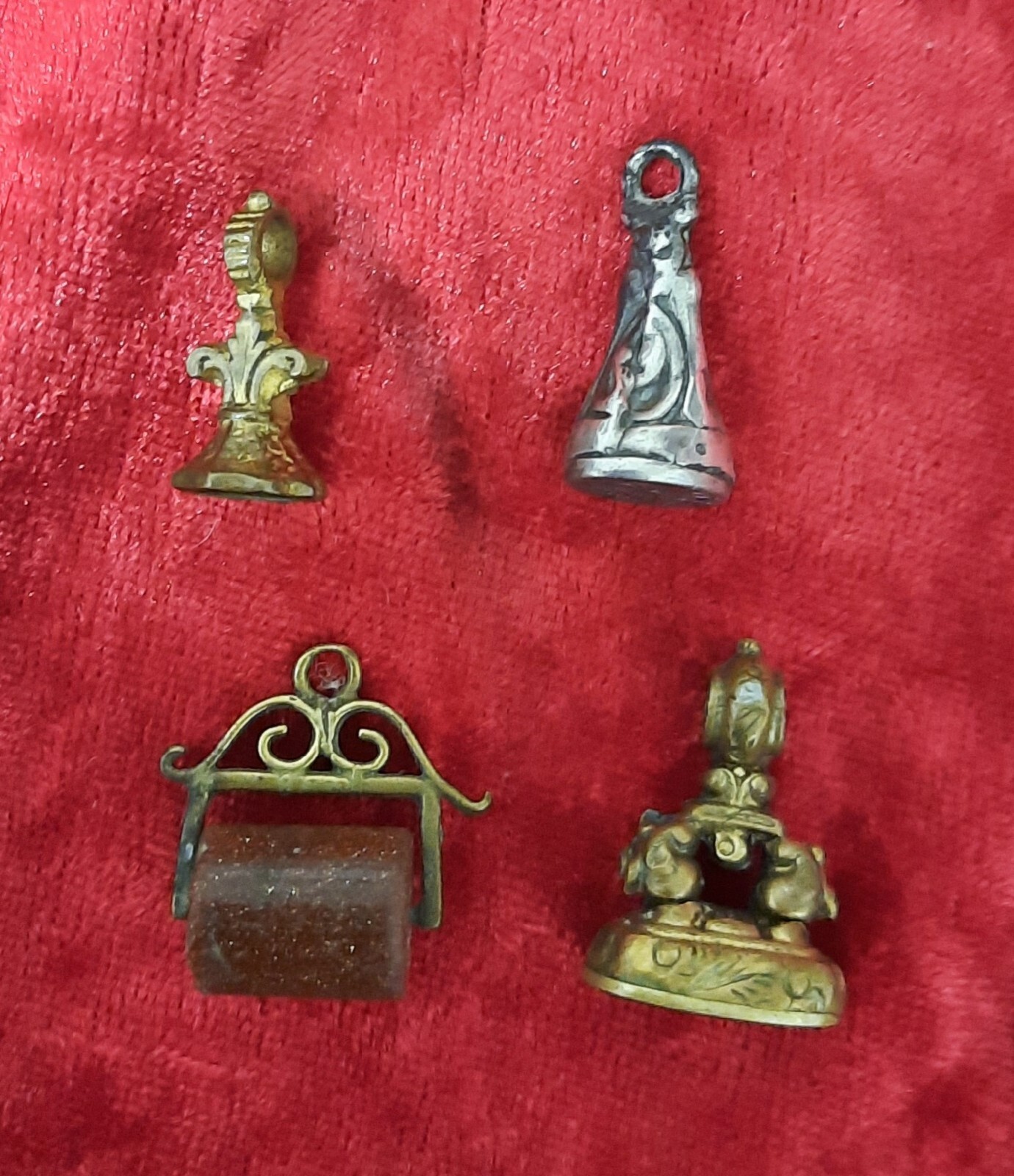 4 X Antique Pocket Watch Fobs eBay