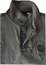 MAGLIA POLO UOMO taglia M L XL XXL 3XL cotone caldo jersone grigio Be Board