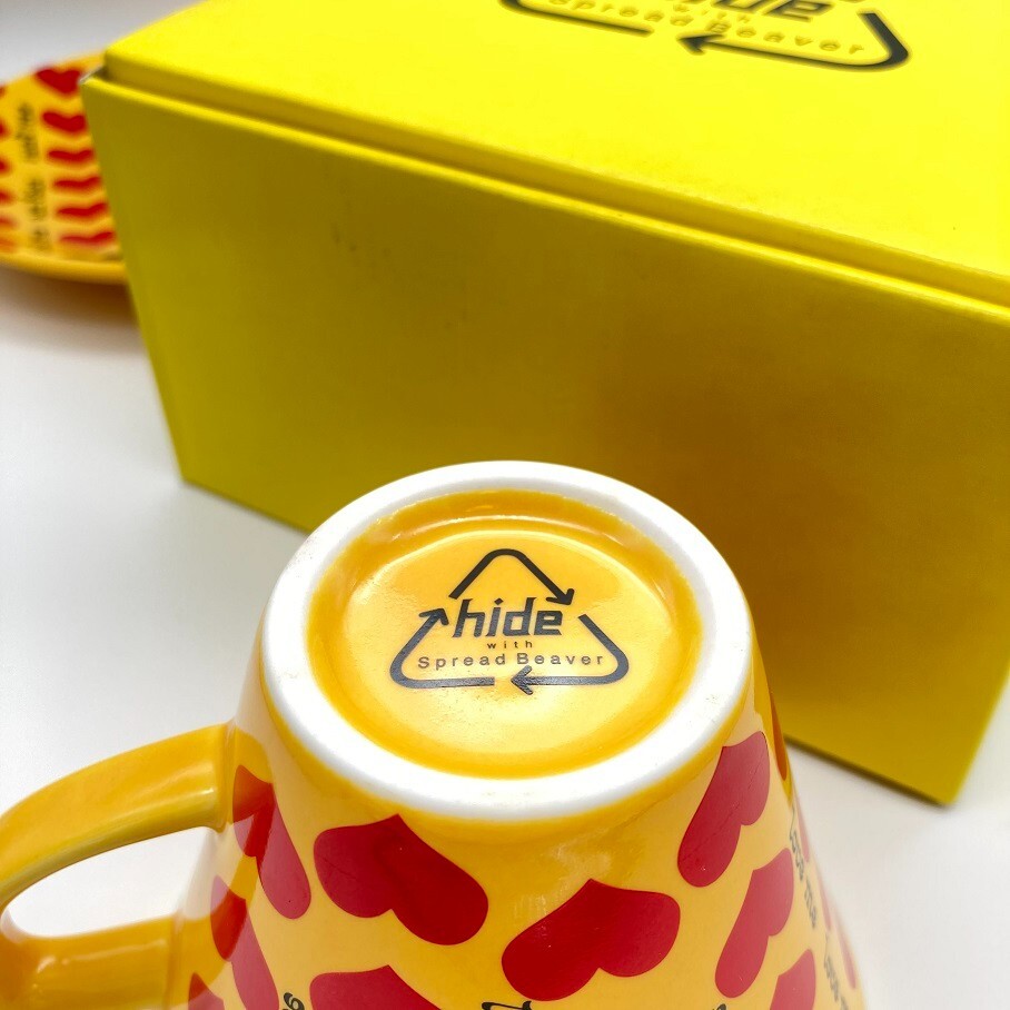 hide X JAPAN スプレッドビーバー　カップアンドソーサー　2個セット hide X JAPAN スプレッドビーバー カップアンドソーサー 2個セット
