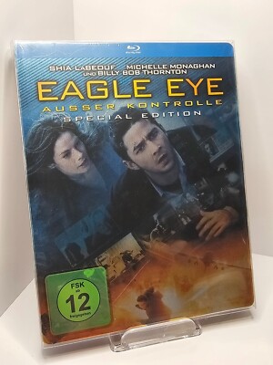 Eagle Eye Steelbook (Blu-ray Germany Import) Region Free, RARE, OOP, Brand New