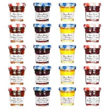 Bonne Maman Assorted 20 1 oz Mini Jars Strawberry Raspberry Honey Grape