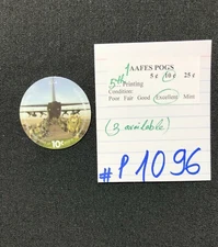 AAFES POGS, 5th Series/Printing,1 POGS, 10¢, #P1096, EXCELLENT