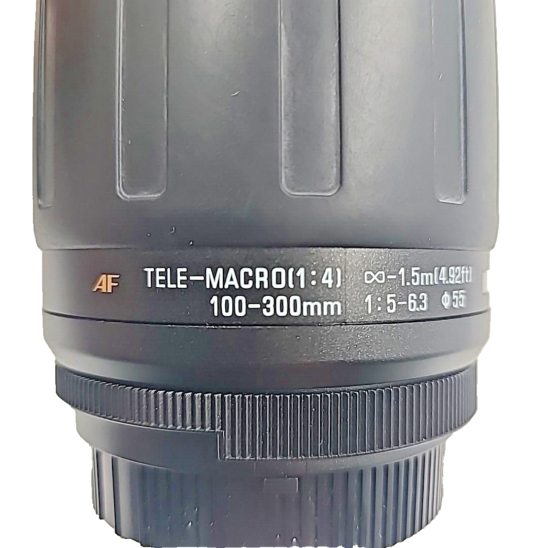 Tamron AF Tele-Macro 100-300mm 186D f5-6.3 Nikon Mount 35mm Tamron AF Tele-Macro 100-300mm 186D f5-6.3 Nikon Mount 35mm
