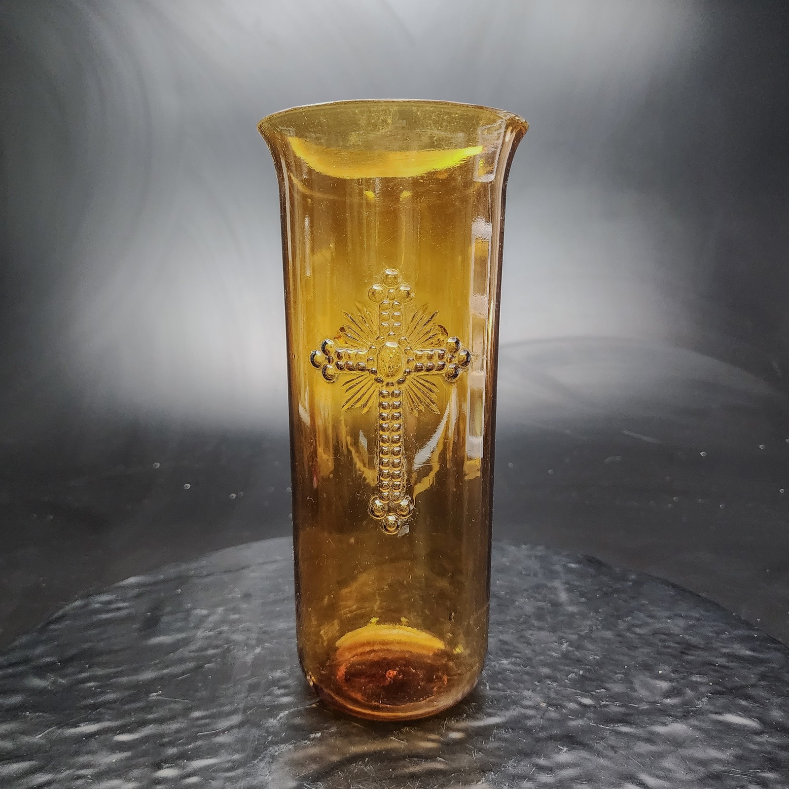 Amber Glass Vigil Cemetery Funeral Remembrance