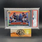 2024 Panini Optic Dual Rookie Downtown #10 Caleb Williams Rome Odunze (RC) PSA9