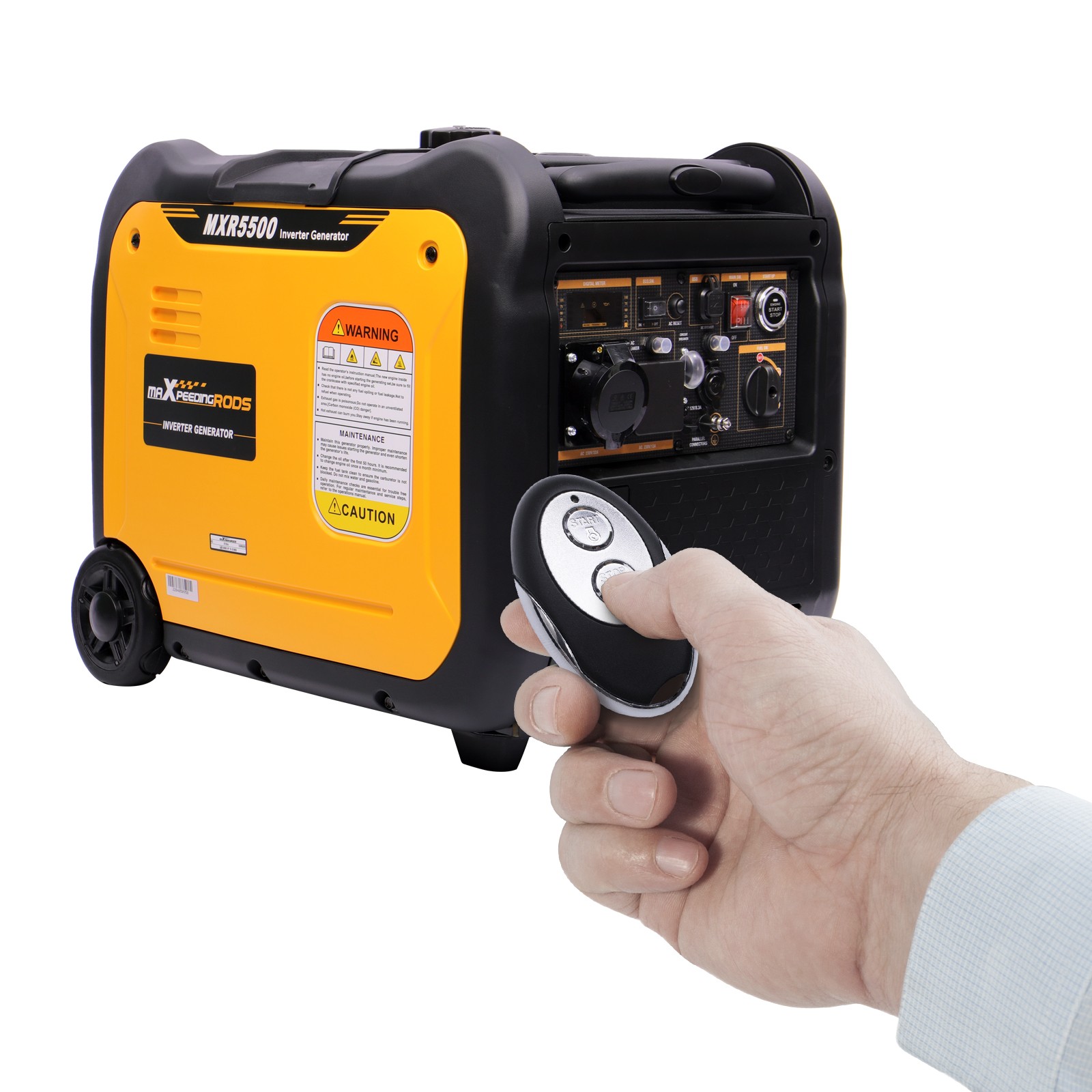 Petrol Generator 5000 5500W Electric Start for Camping Outdoor Backup Power