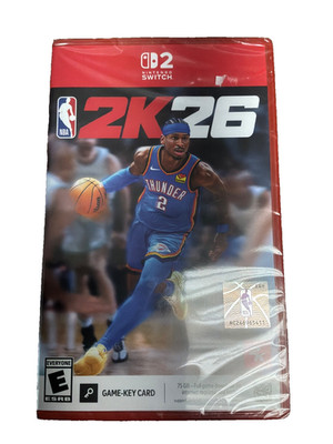 NINTENDO SWITCH  2 NBA 2K 26 (Game-Key Card) - NEW, FREE SHIPPING