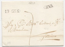 KK547-PIEMONTE-PREF. CEVA X TORINO 1837