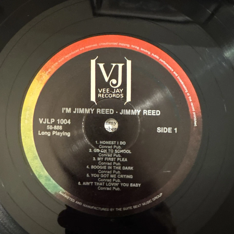 Jimmy Reed, I’m Jimmy Reed, Repress, Mono 1964 - US Vee Jay Records VG+/G+ Foto 4 de 4