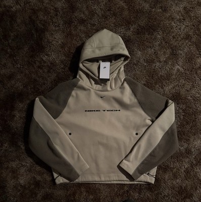 M-Nike Tech Boreas Men's Oversized Hoodie Recycled Materials, Olive IB3363-229