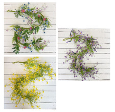 130cm Artificial Meadow Garland - Hanging Wildflower Easter Seasonal Decoration