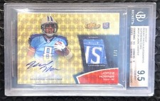 Marketplace image: 2011 Topps Finest Jamie Harper Rookie Patch Auto RPA Superfractor 1/1 BGS 9.5
