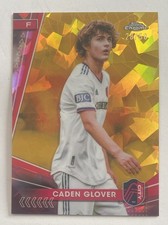 2024 Topps Chrome MLS Sapphire Edition Caden Glover #d /50 Gold SP Insert
