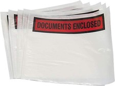 Image of 10 X A5 Printed Document Enclosed Wallets. Pack of 10. 225mm x 165mm