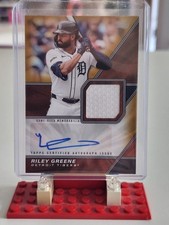 2026 Topps Series 1 Riley Greene 48/50 Gold #MLMA-RG Major League Materials Auto