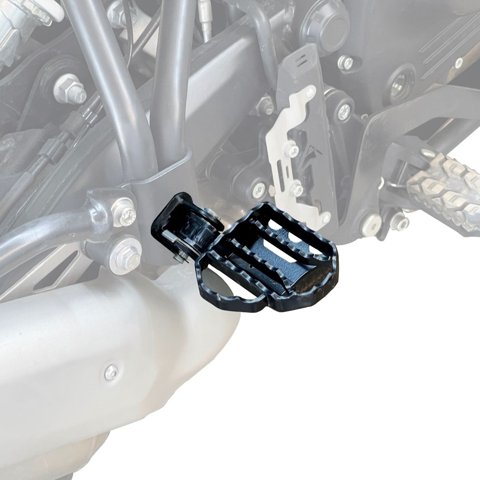 Pillion Footrest fits Royal Enfield Himalayan 450 | Black | Auto Engina
