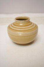 Vintage Søholm Denmark Bud Vase | Danish Studio Pottery | Honey Striped Glaze
