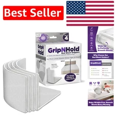 360-Degree Grippers for Fitted Sheets - Enhance Sleep Quality with Ease